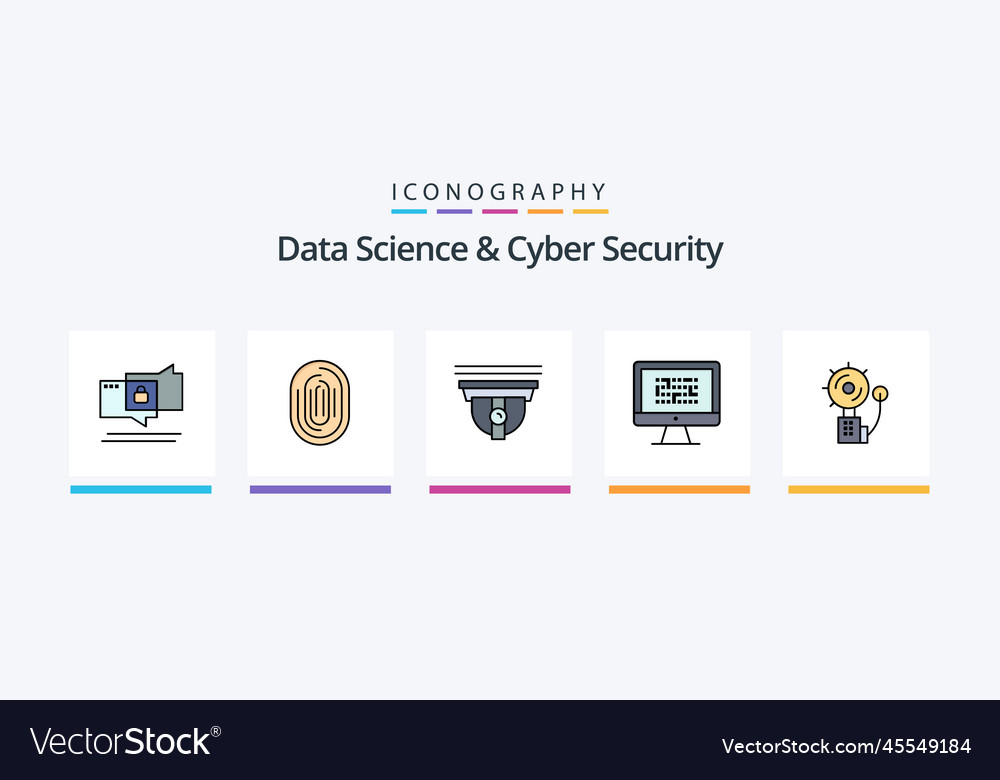 Data science and cyber security line filled 5