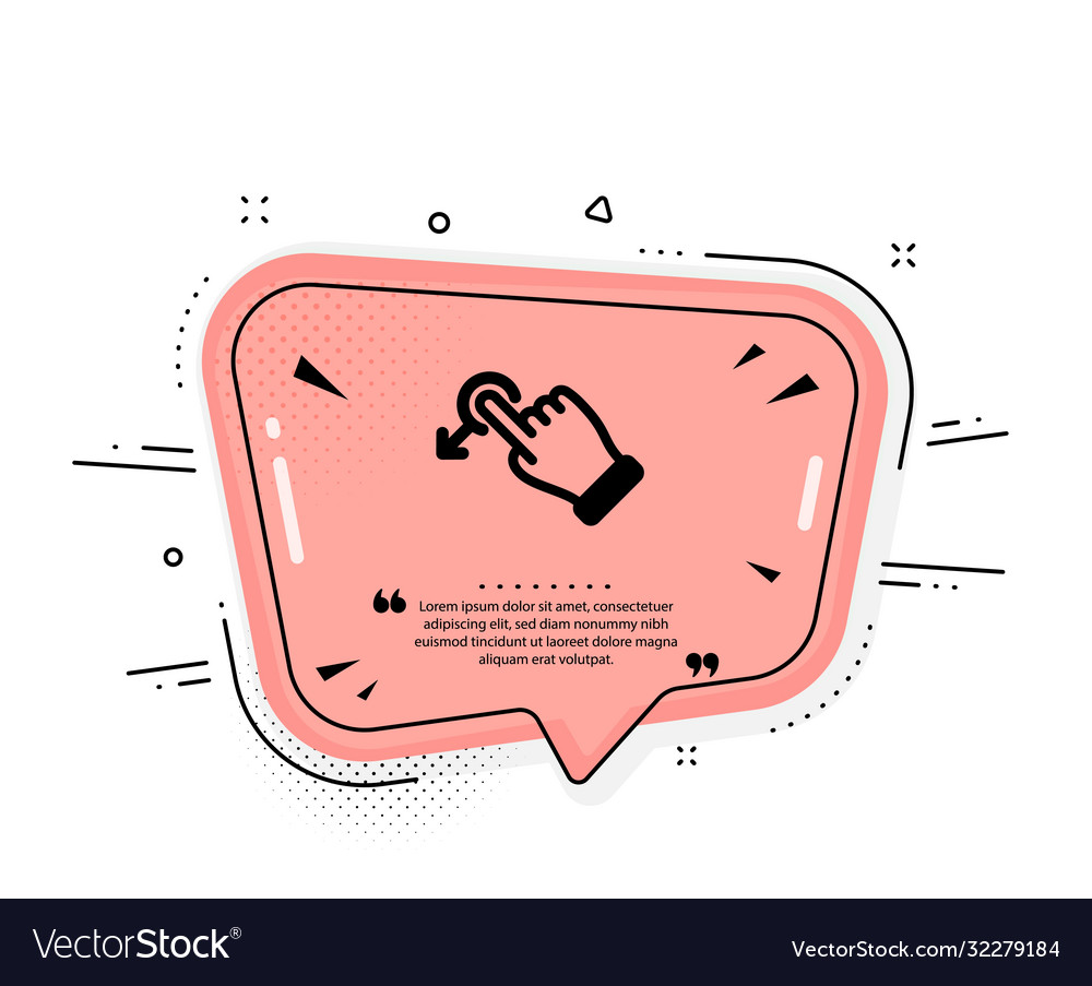Drag drop gesture icon slide arrow sign swipe
