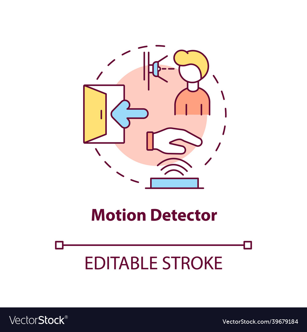 Motion Detector Icon - Security System