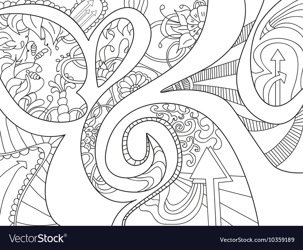 Abstract background with lines arrow wave
