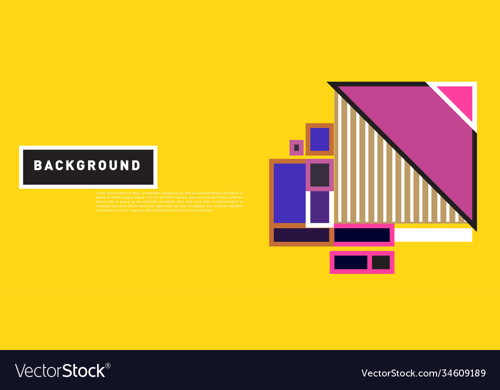 Abstract colorful rectangle background for banner