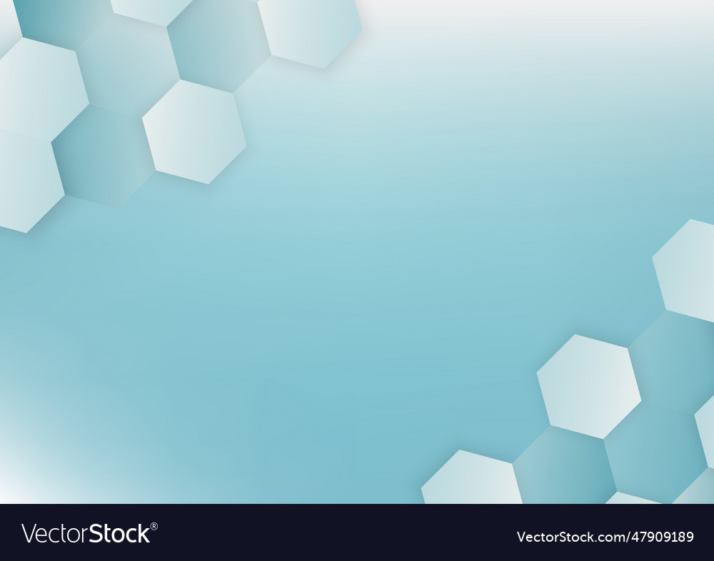 Abstract hexagon shape background digital