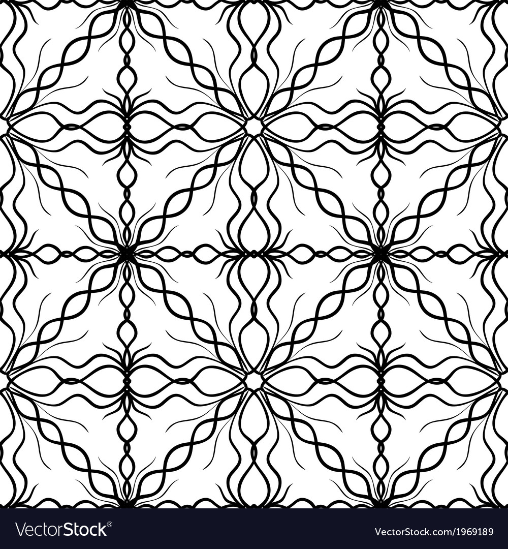 Intricate Black and White Pattern
