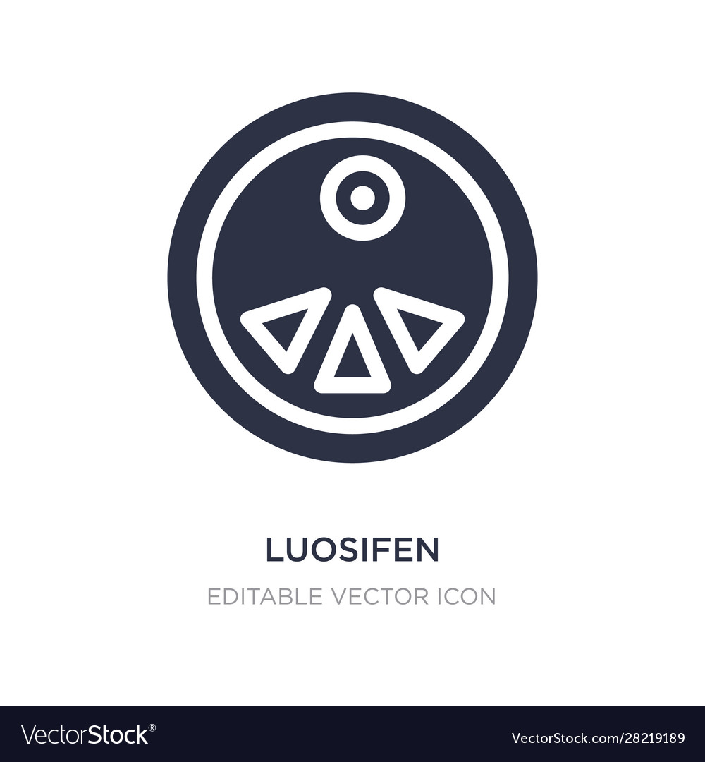 Luosifen icon on white background simple element