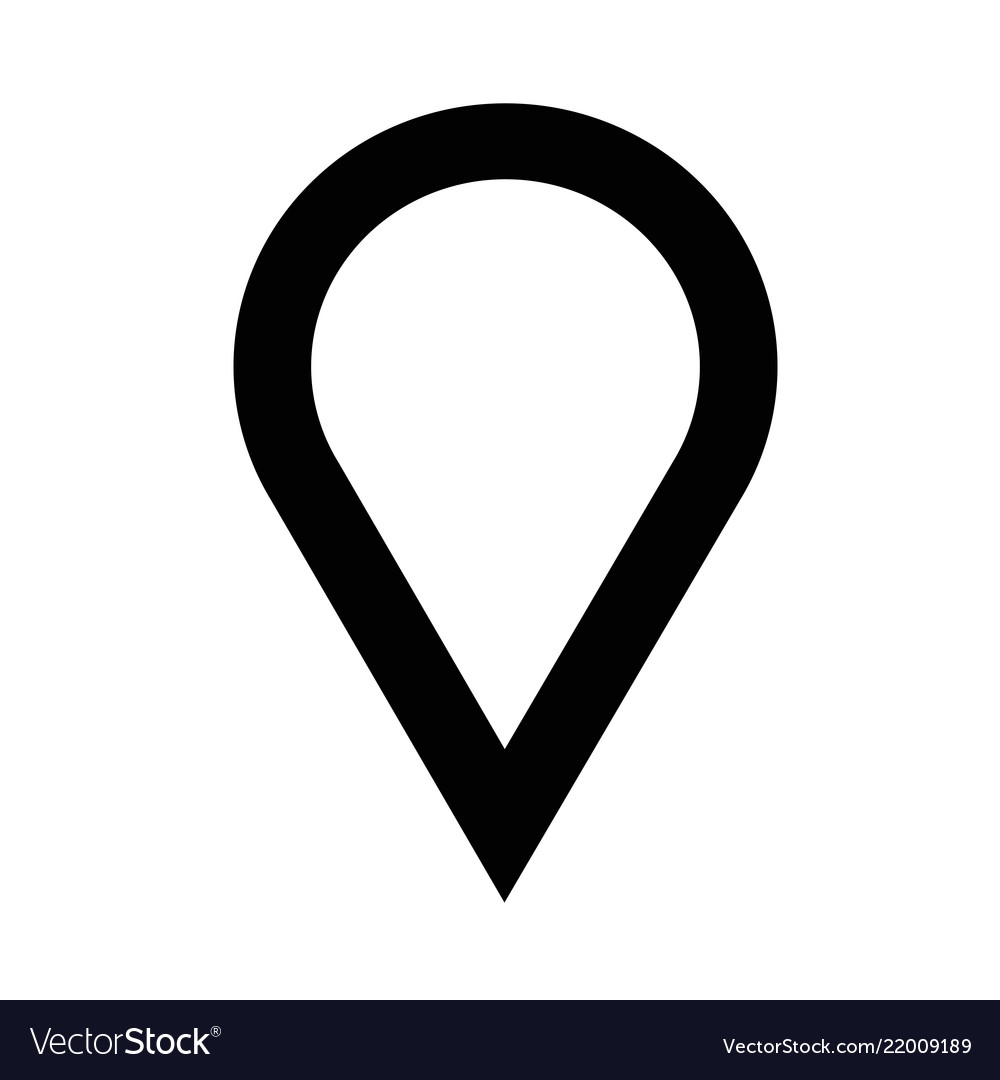 Map pointer gps icon