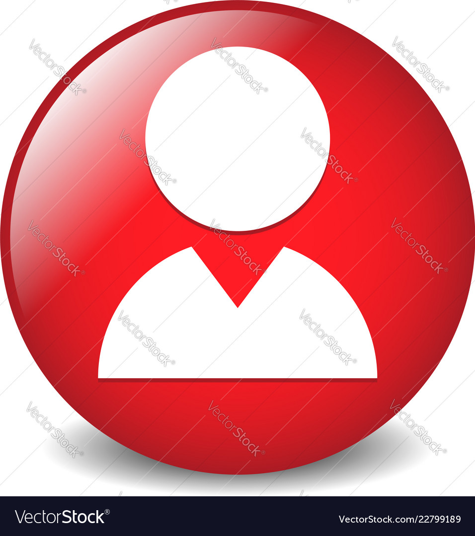 Simple icon with character symbol
