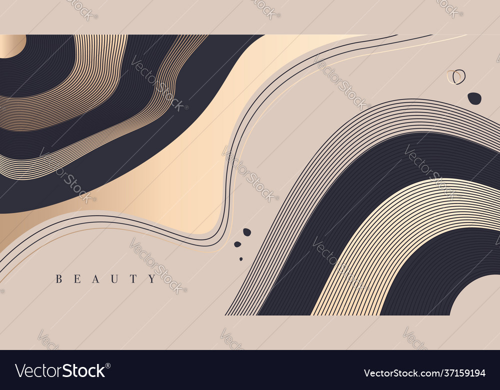 Abstract background with dynamic linear waves