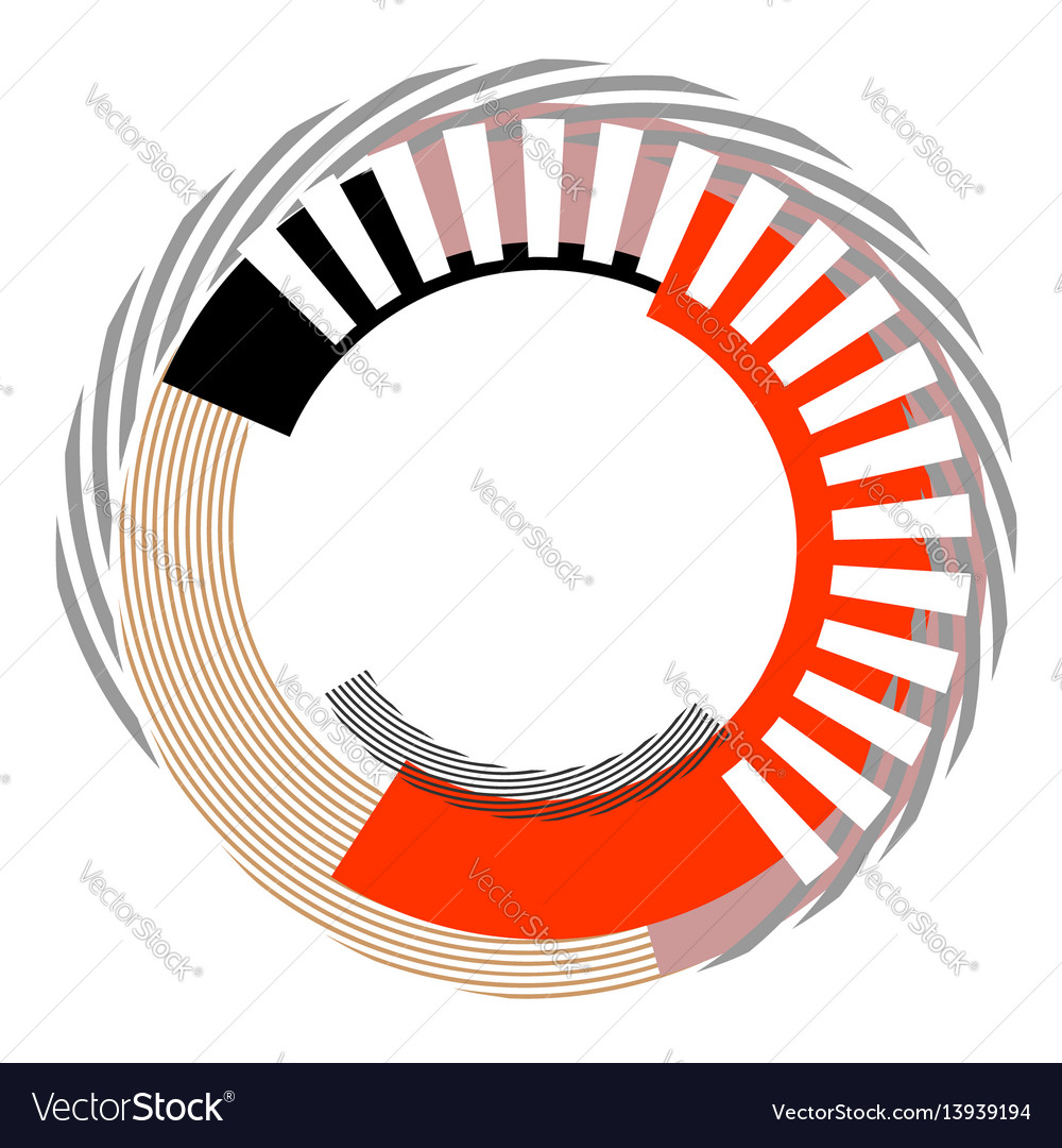 Abstract circle design element