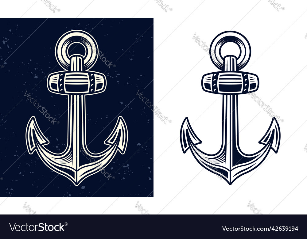Anchor objects or design elements in two Vector Image