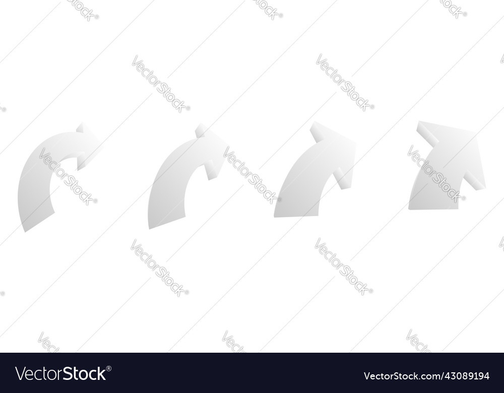Runder Pfeilzeiger Formelement vector image Runder Pfeilzeiger Formelement