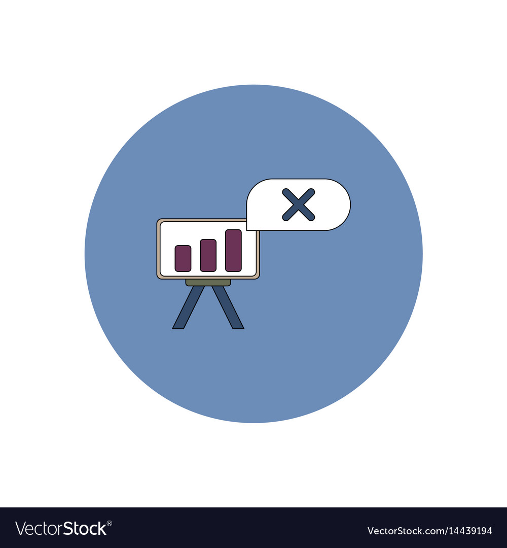 In flat design of column chart
