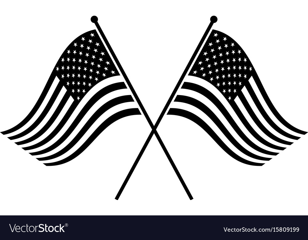 American flags