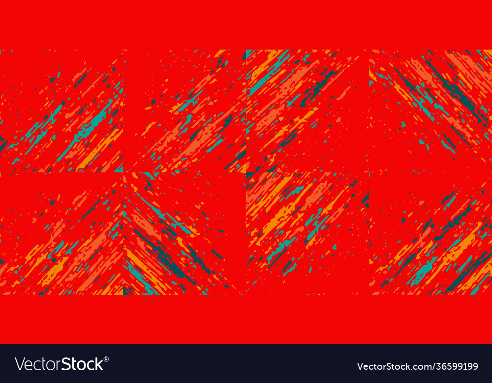 Grunge revival pattern artwork design composition