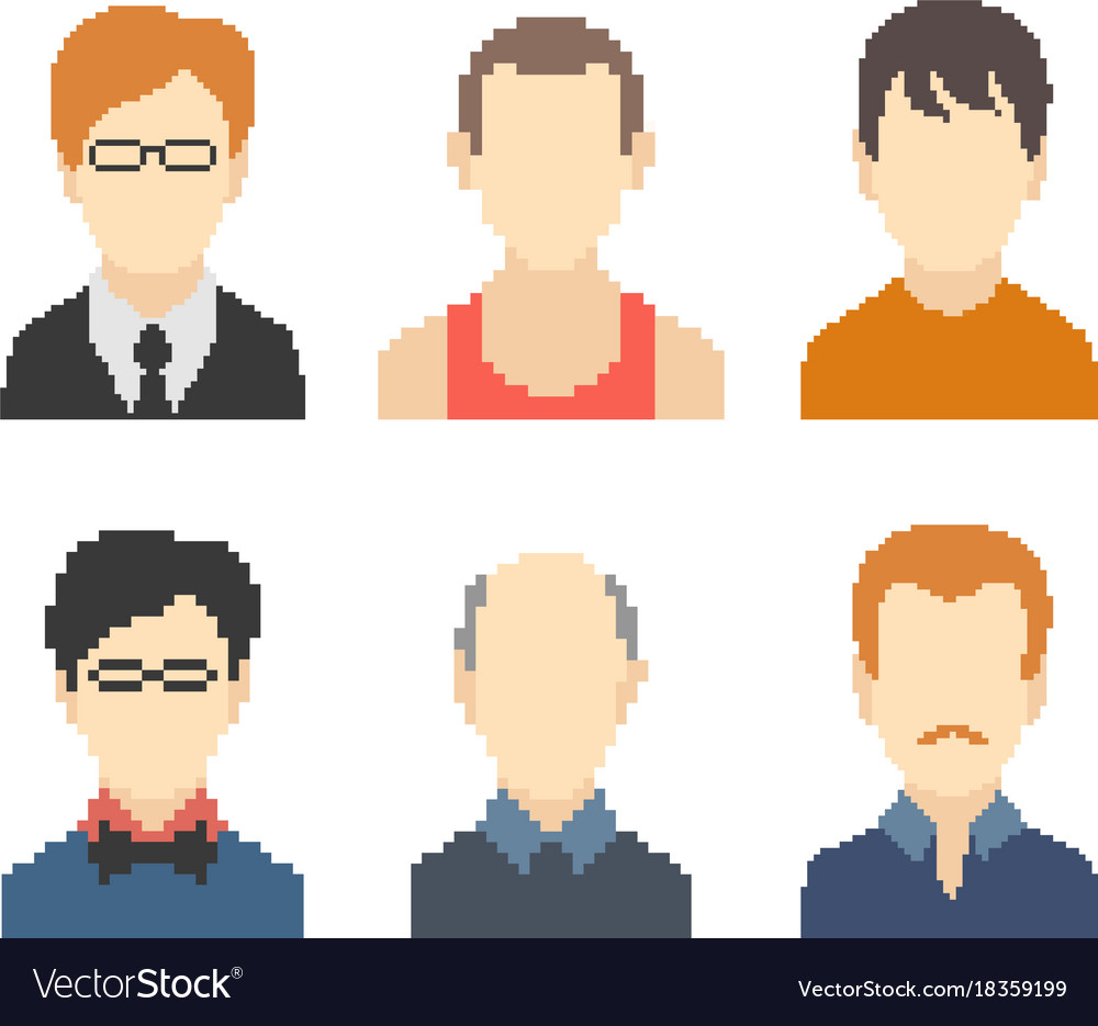 Pixel Faces - Retro Game Characters