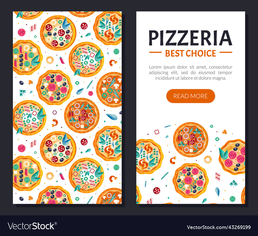 Pizza Haus kreatives Design mit gebackenem rundem Teig