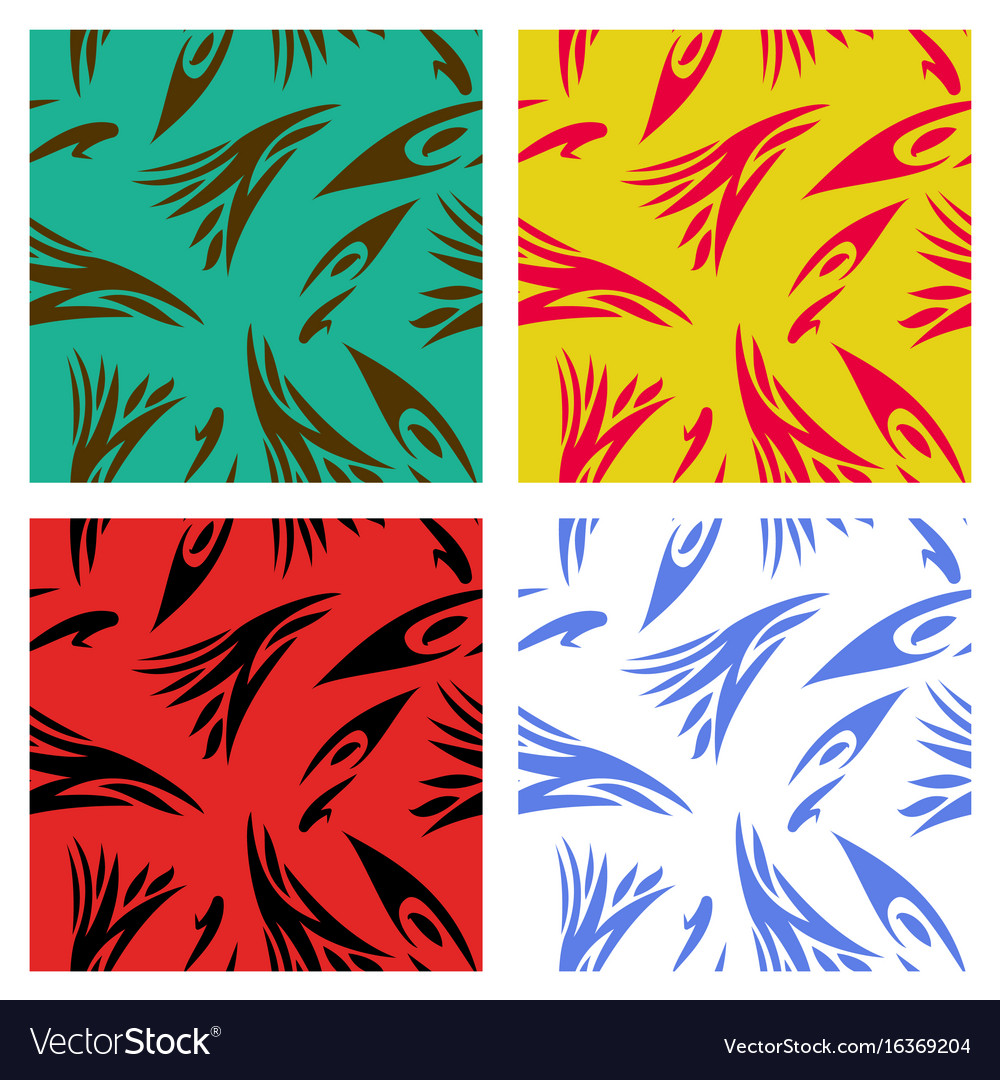 Assembly of patterns in striped style