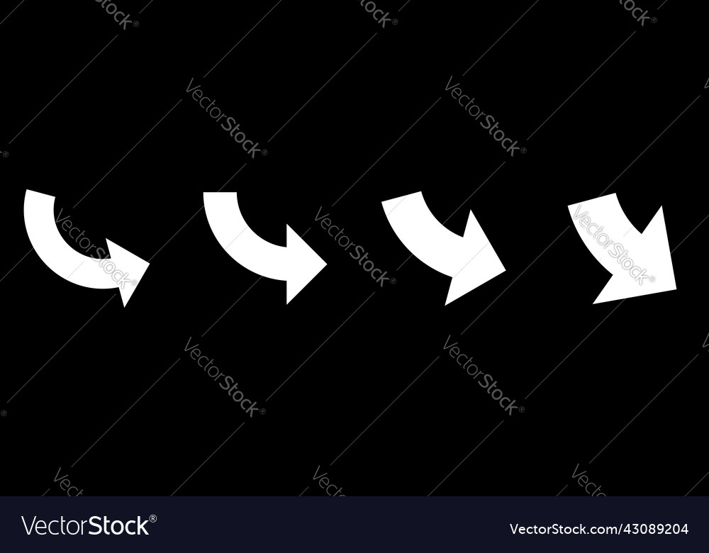 Runder Pfeilzeiger Formelement vector image Runder Pfeilzeiger Formelement
