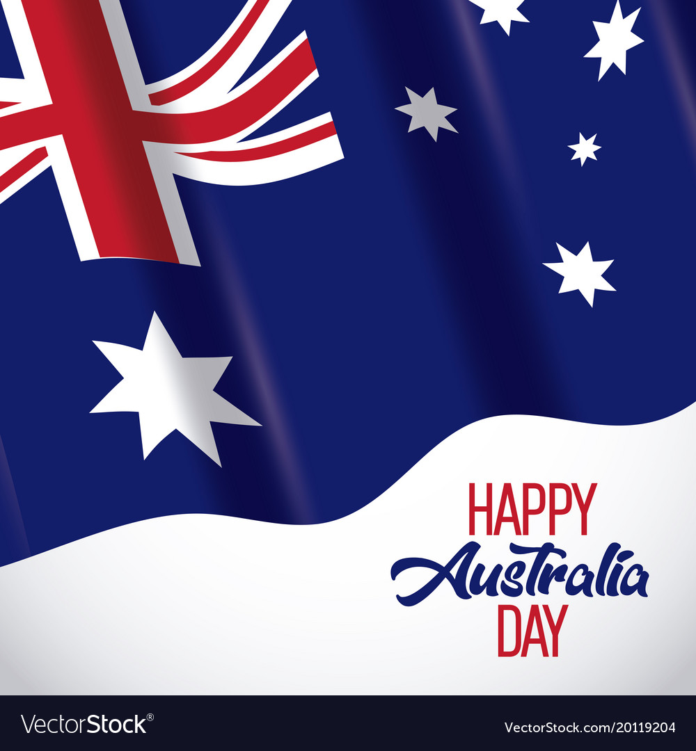 Happy australia day background