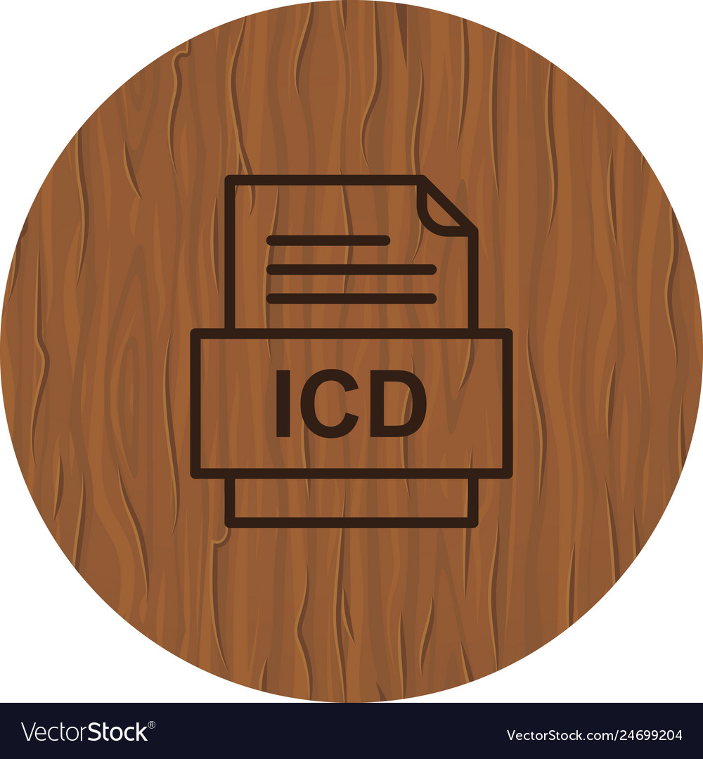Icd file document icon