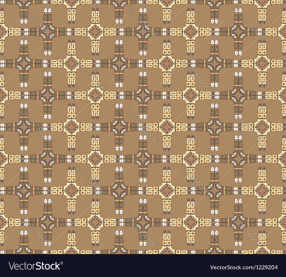 Seamless pattern with boomerangs 4x4