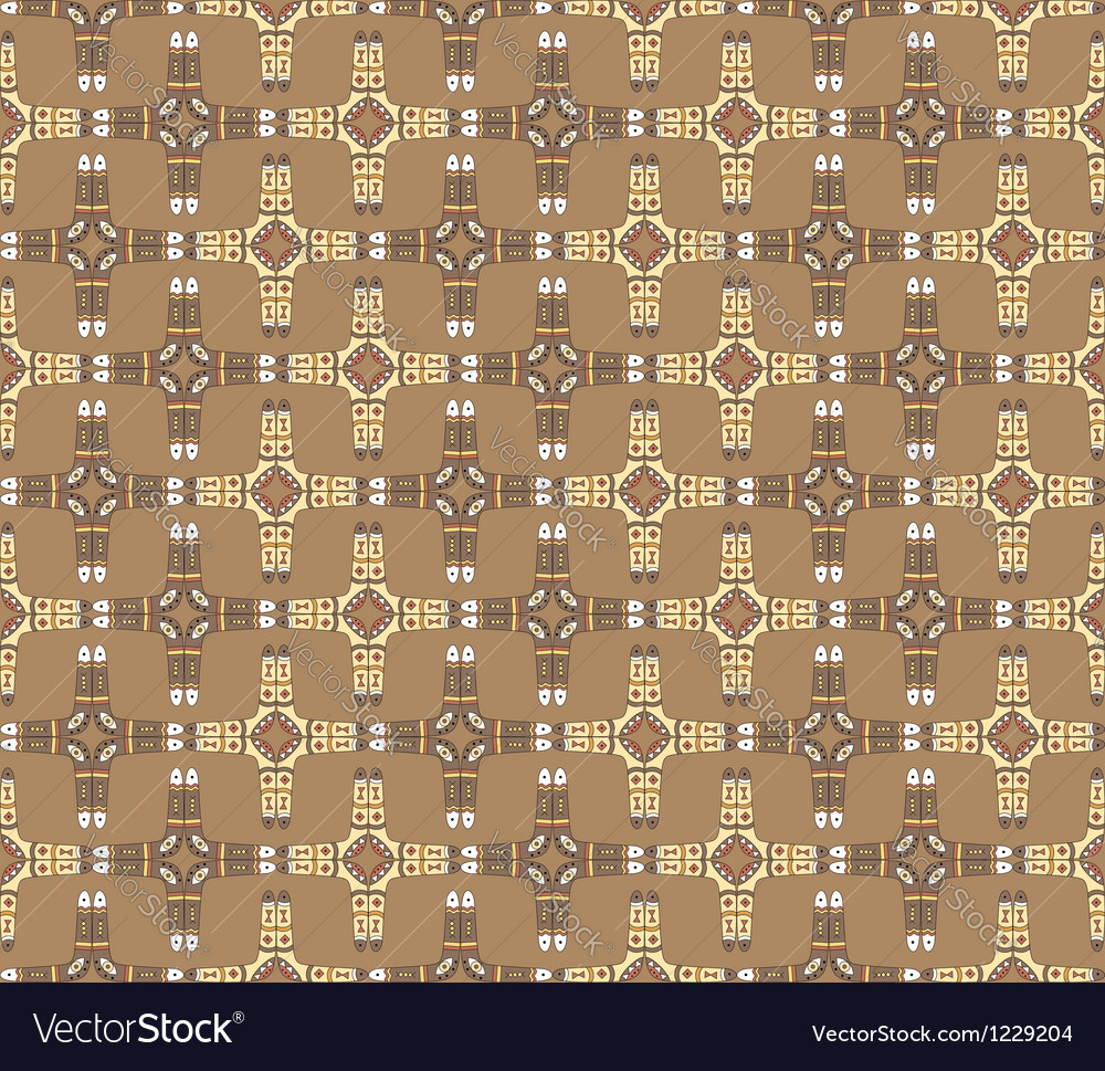 Seamless pattern with boomerangs 4x4