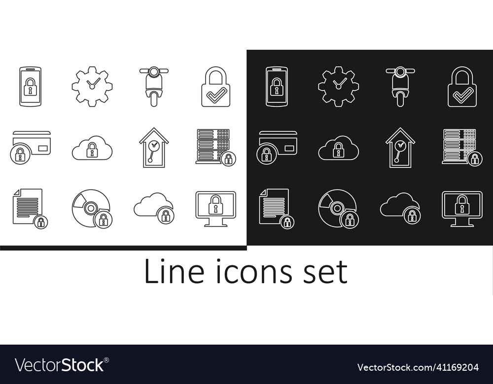 Set line lock on monitor server security