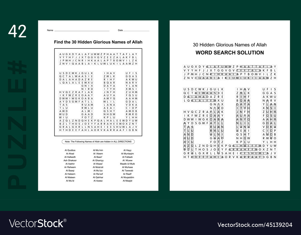 Use this to learn more about the names of allah
