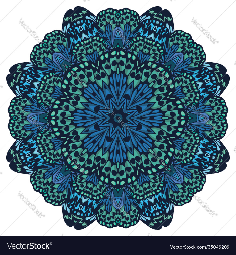 Beautiful circular background fractal image