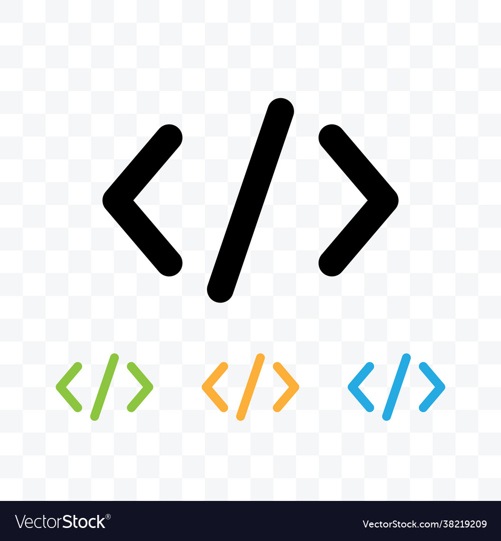 Code Symbol Icon - Abstract
