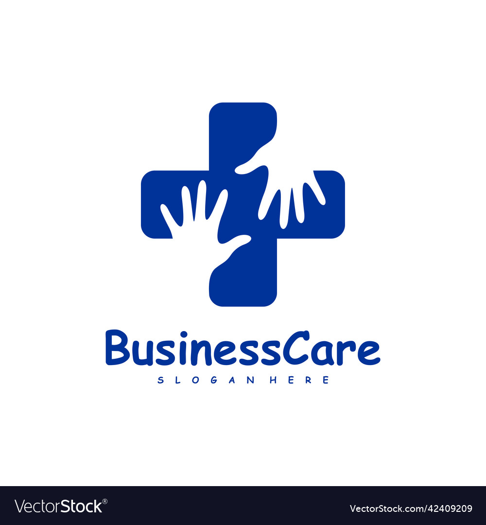 Health care logo design icon symbol template Vector Image