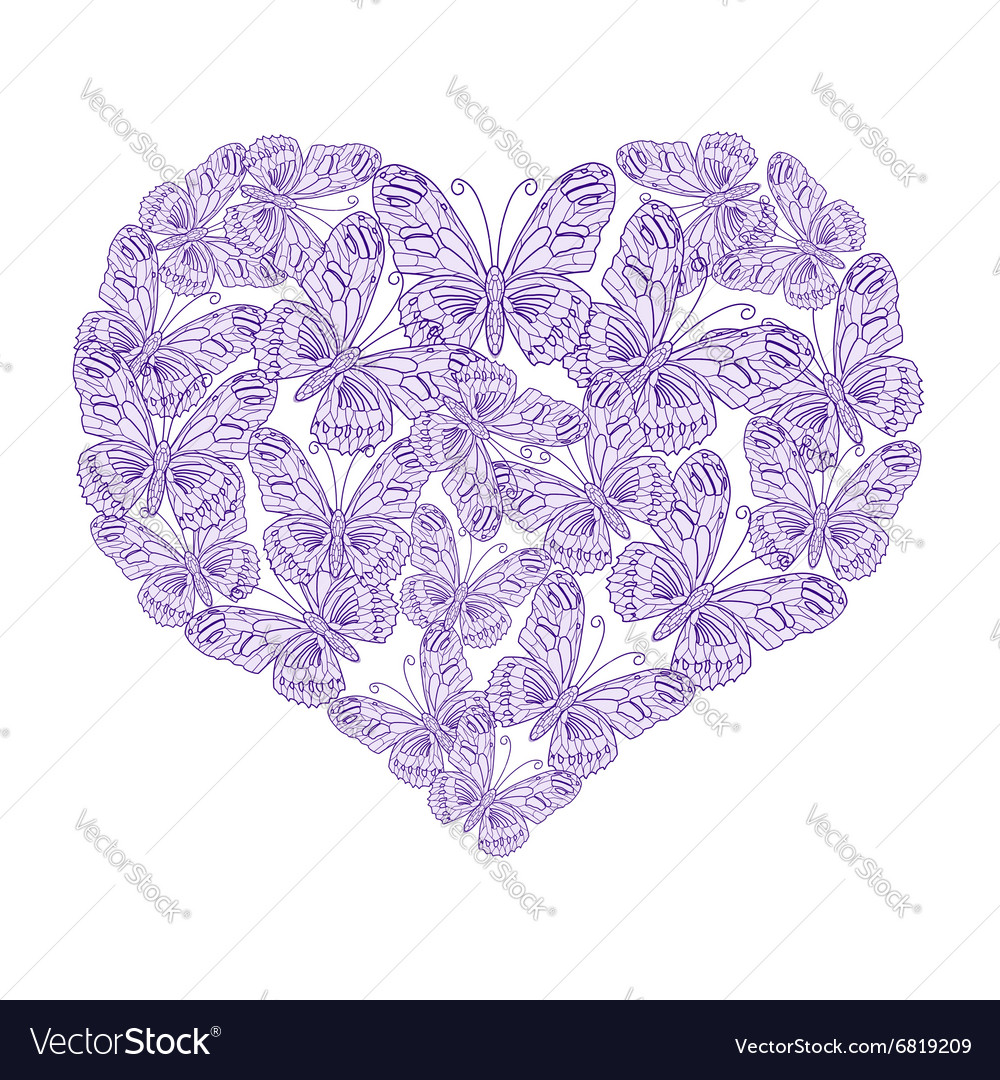 purple and white butterfly background