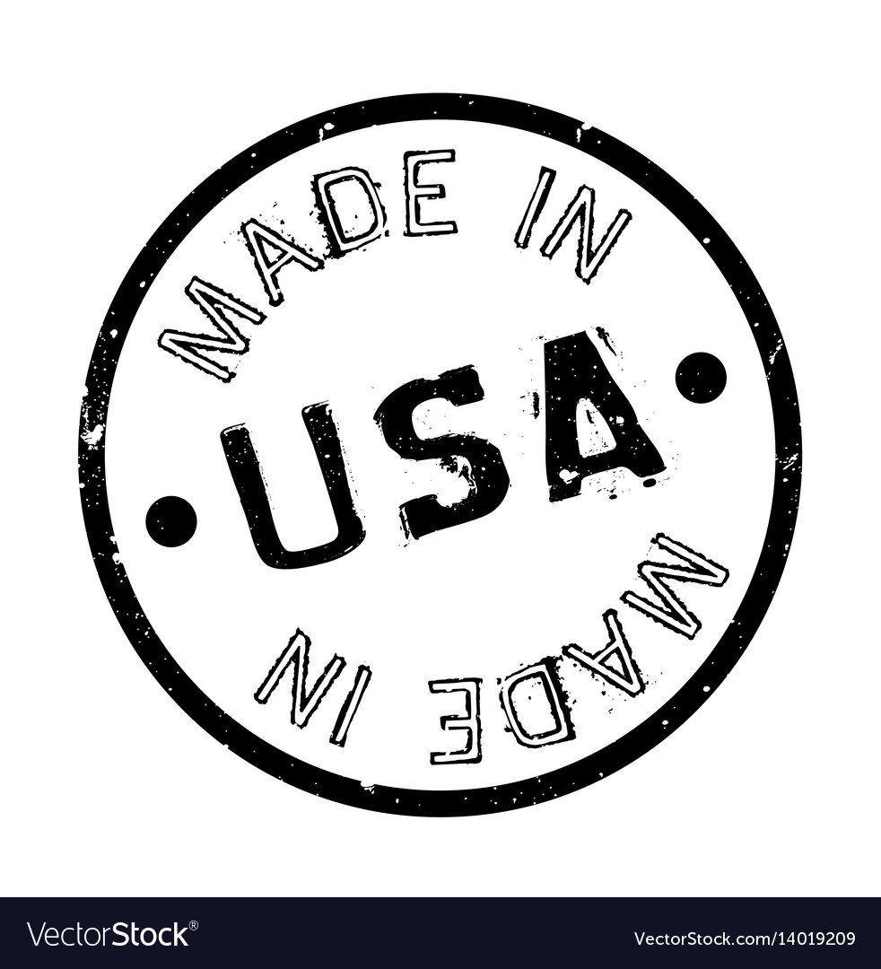 Made in usa rubber stamp