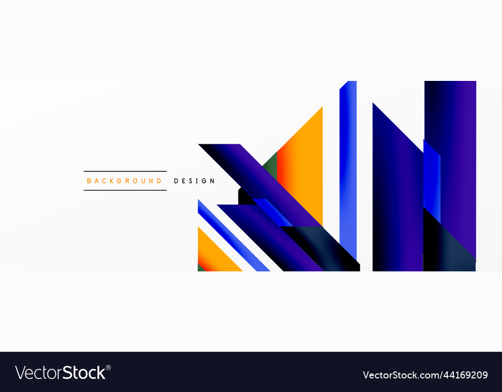 Minimal geometric abstract background dynamic 3d Vector Image Minimal geometric abstract background dynamic 3d