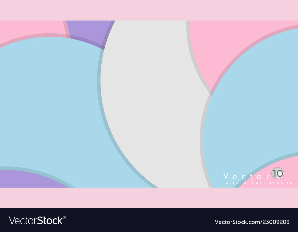 Modern design circle template background vector image Modern design circle template background
