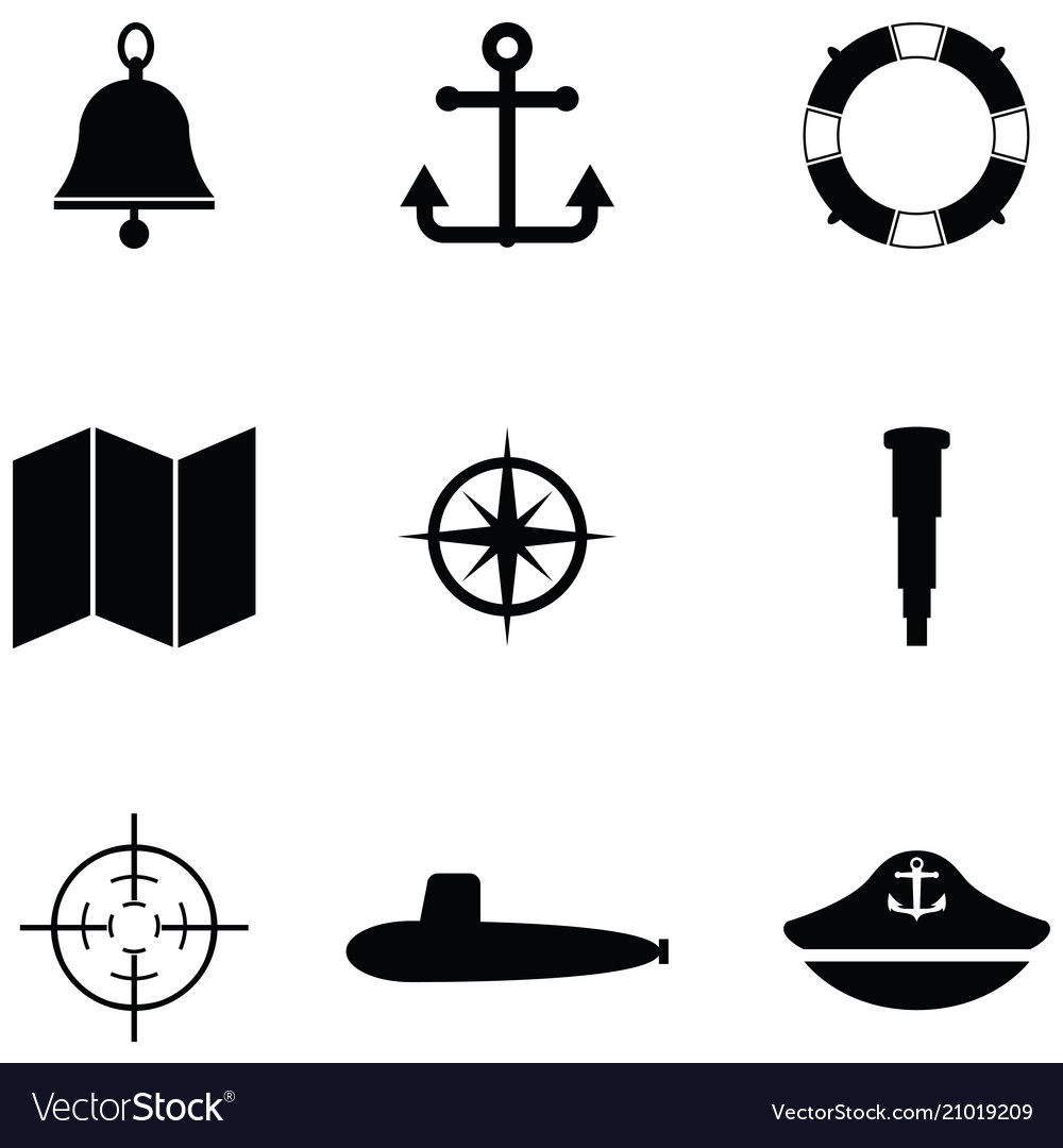 Navy icon set