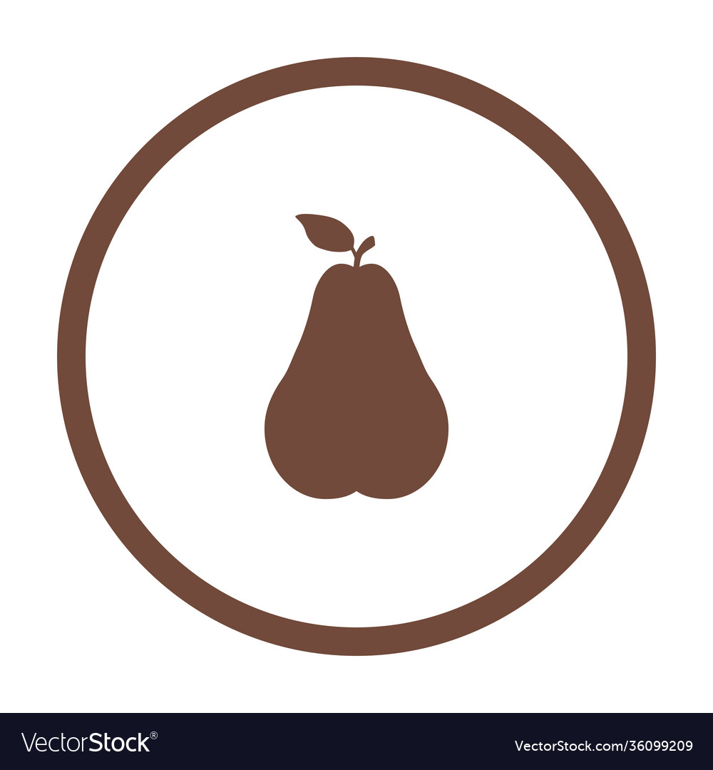 Pear and circle
