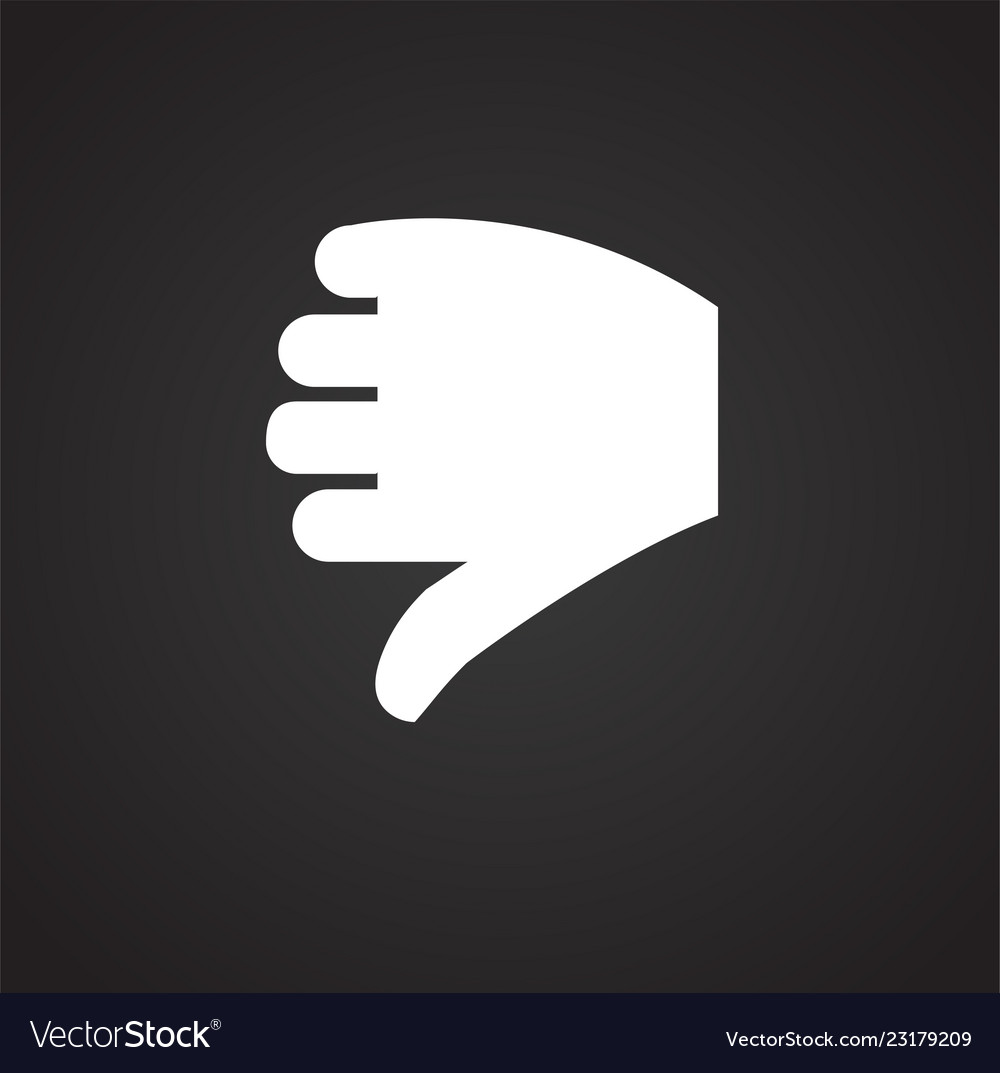 Reject Icon - Downward Thumb