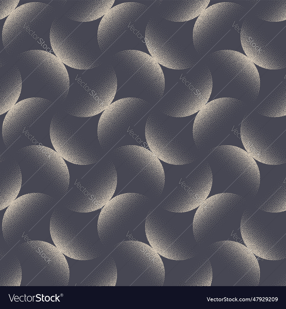 Retro Styled Fashion Seamless Pattern Dot Work Vector Image Retro Styled Fashion Seamless Pattern Dot Work Vector Image