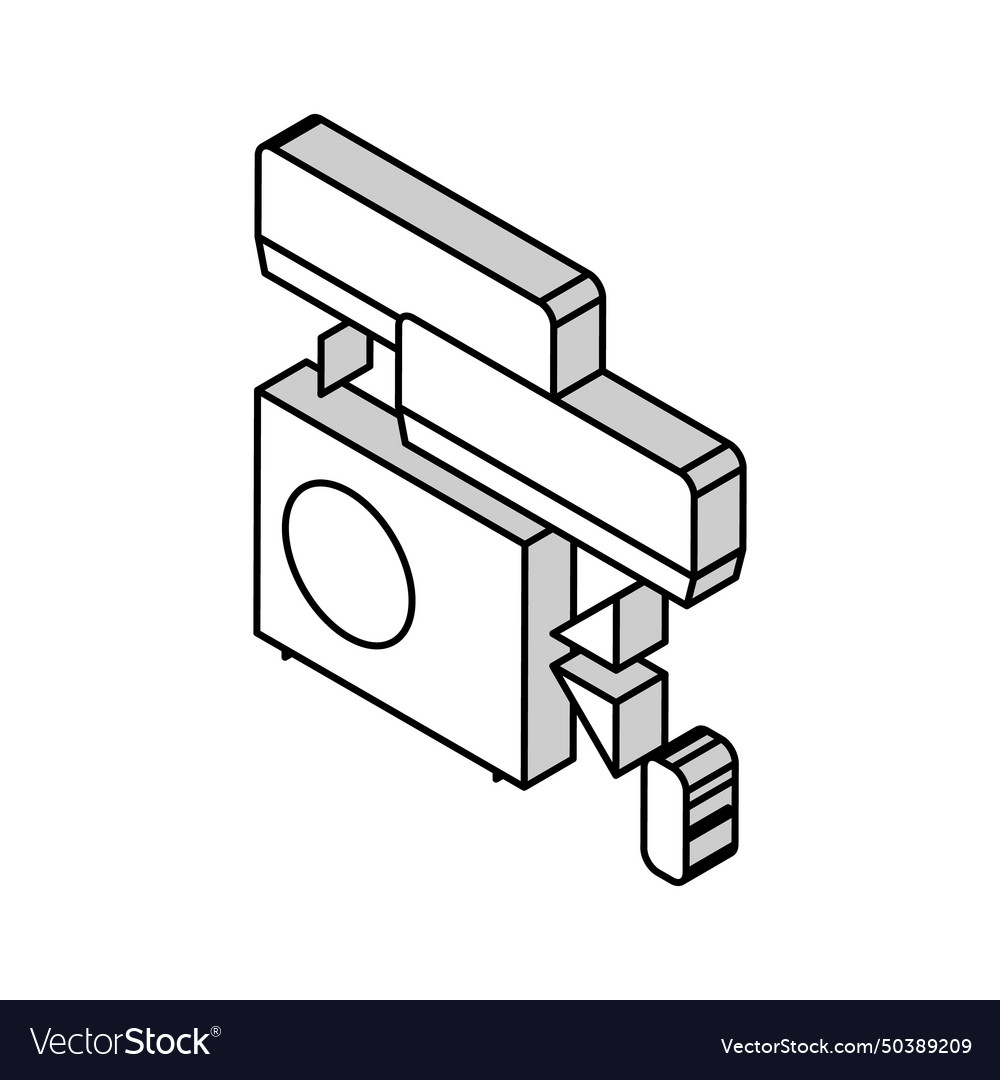 Split system isometric icon