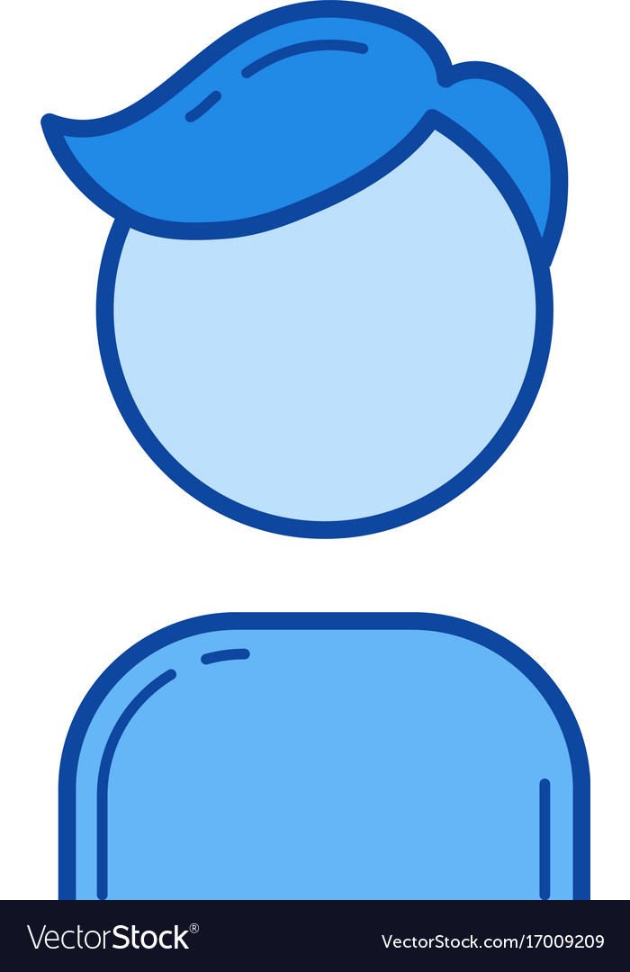 Trader line icon
