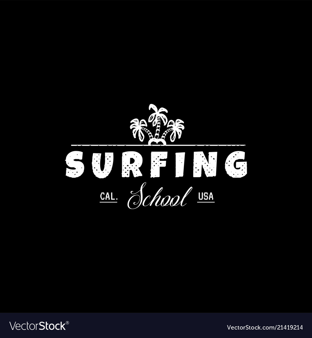 A set of surfing for printing wild wave logo vector image A set of surfing for printing wild wave logo