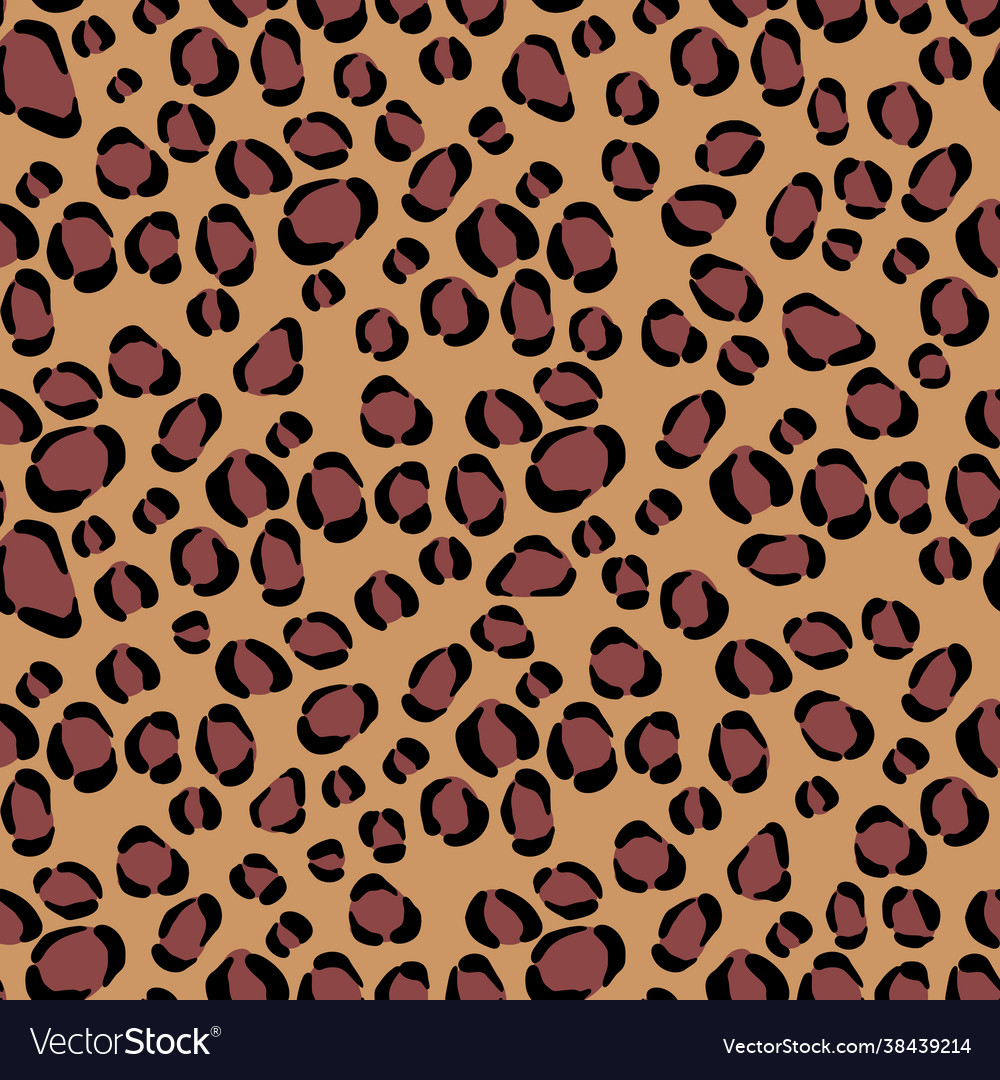 Animal seamless leopard pattern