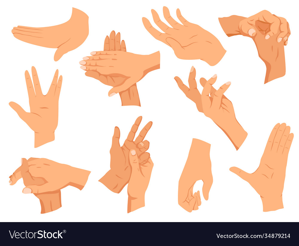 Hands gestures set