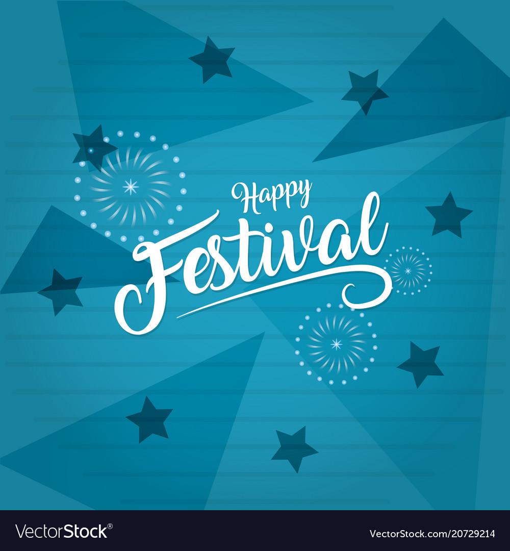 Happy festival card