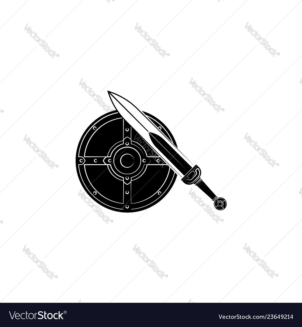Medieval Shield and Sword Icon
