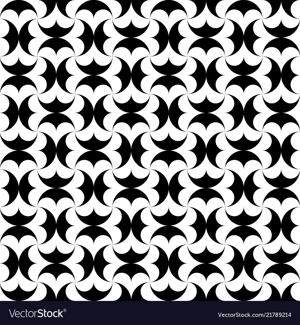 Modern repeating seamless pattern of repeat round