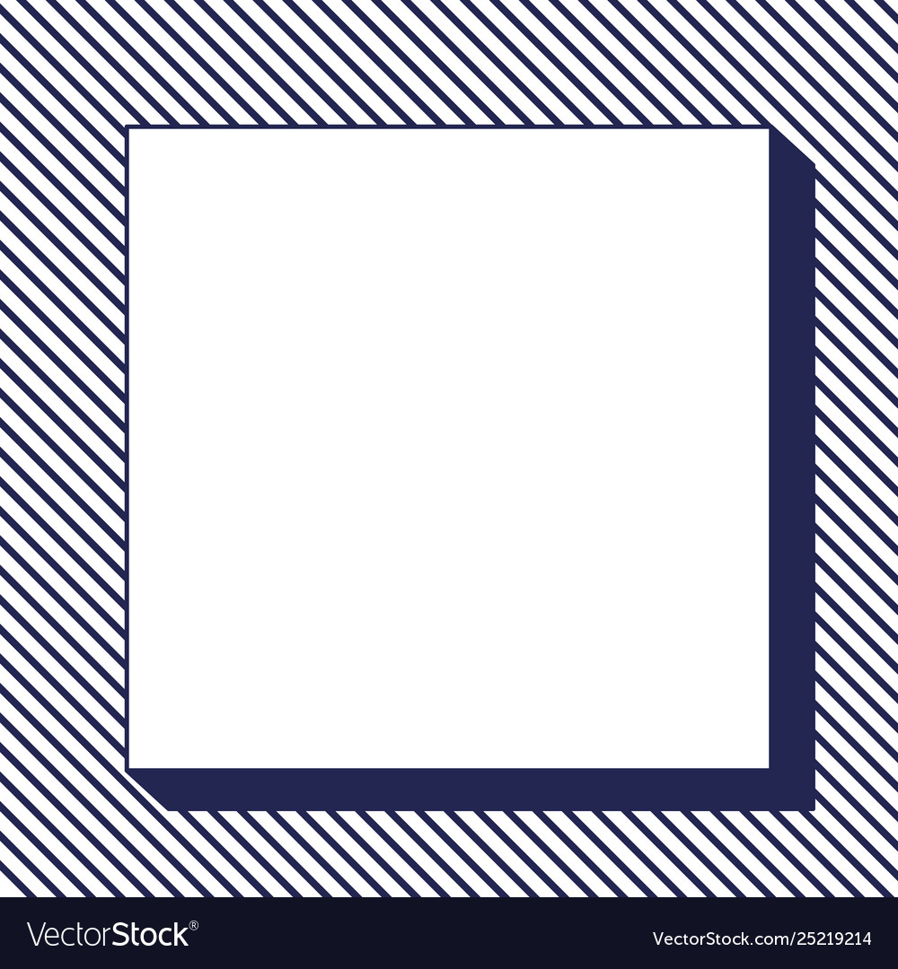 Monochrome frame with pattern background ninetys Vector Image Monochrome frame with pattern background ninetys