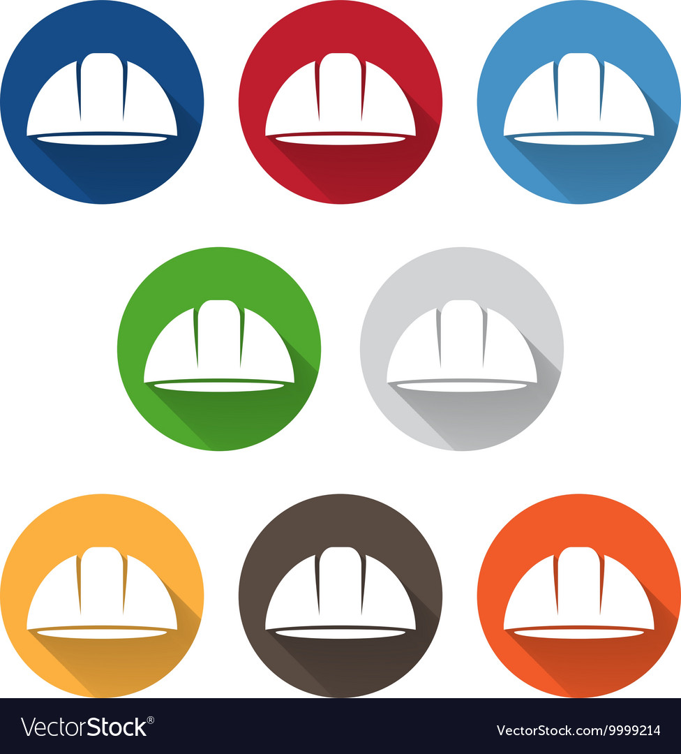 Set of abstract icon design template worker