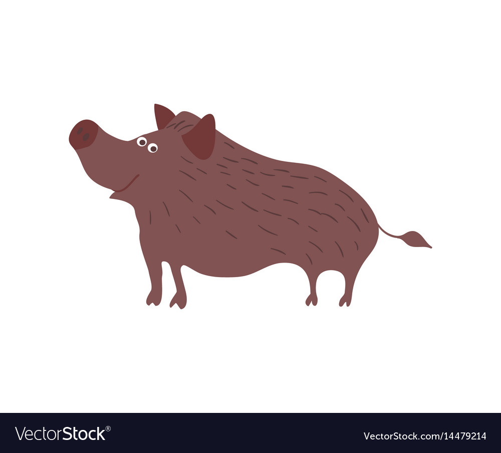 Wild boar personage