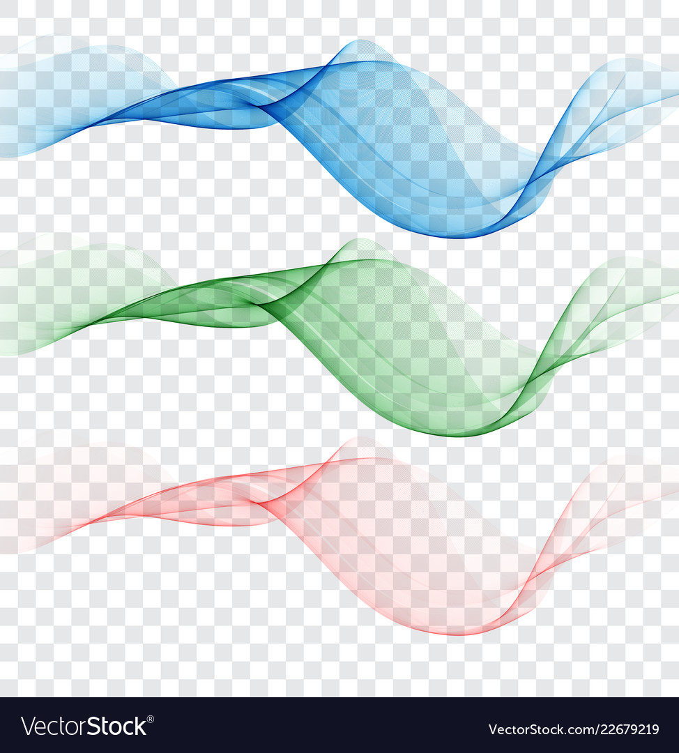 Abstract colourful wave element for design gentle Vector Image Abstract colourful wave element for design gentle